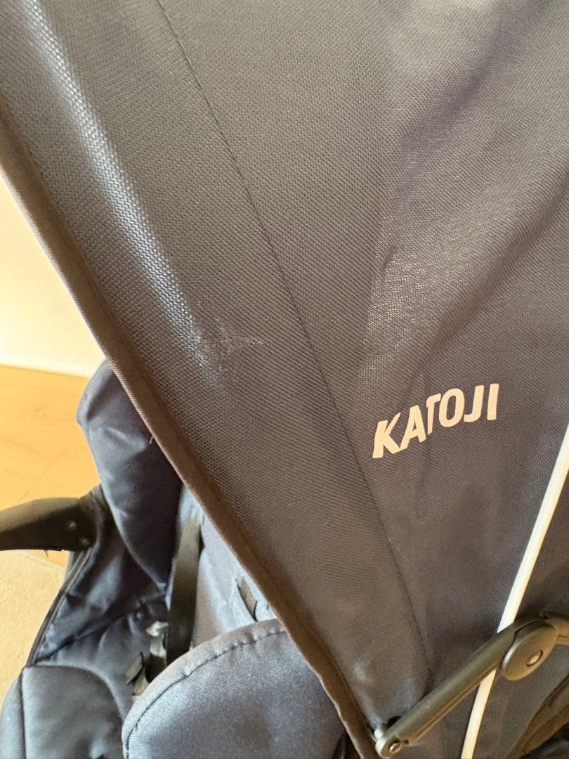 KATOJI 2人乗りベビーカー/2人でゴー/リアシート付き/二人でゴー