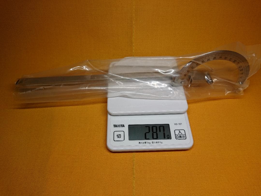 【美品】関節角度計　ステンレス製　東大型　リハビリ　置物　インテリア　A1488