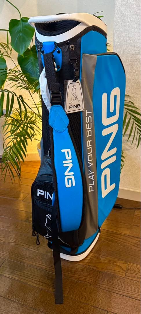 PING キャディバッグ 青/黒 限定カラー 使用僅か