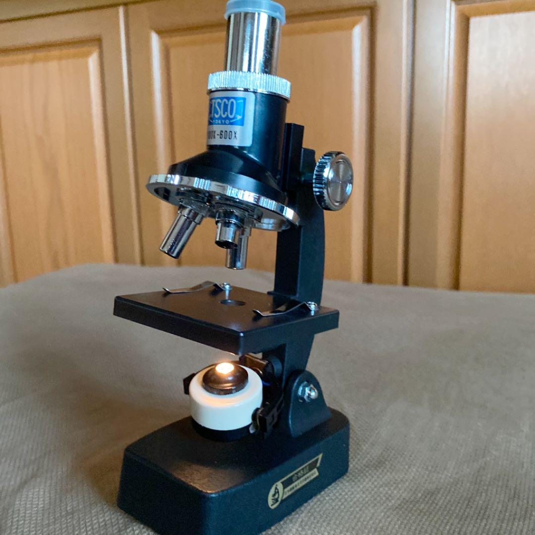 顕微鏡　レトロ　35年物　希少価値‼️ 本体かなり美品です‼️