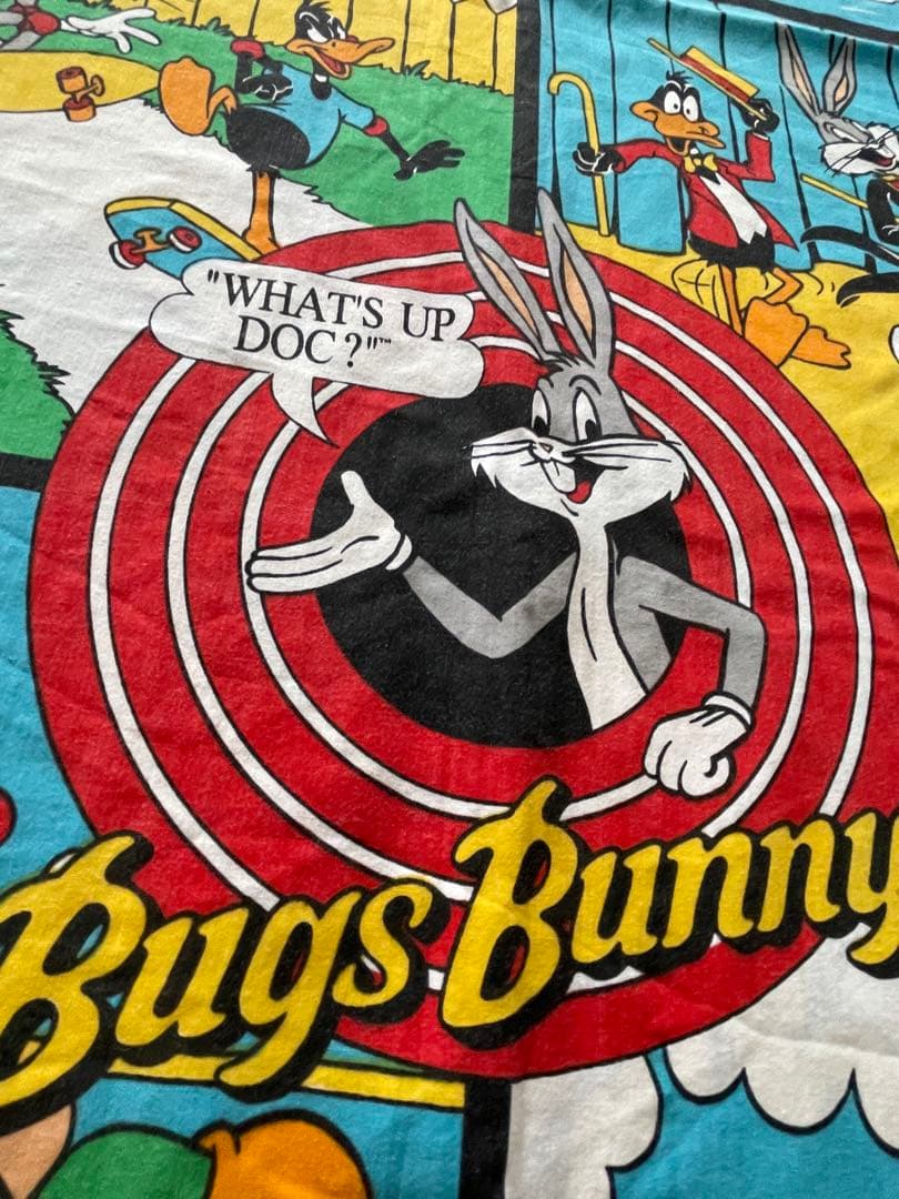 ビンテージシーツ　バックスバニー　カバー