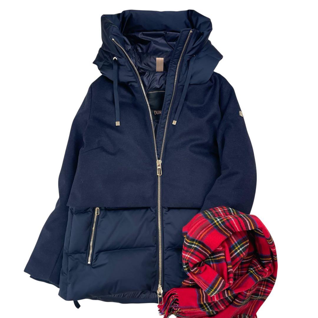 l**様 DUNO デュノ JULIA ジュリア ダウンジャケット ネイビー ウ