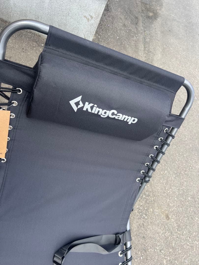 KingCamp アウトドアチェア 黒 2台