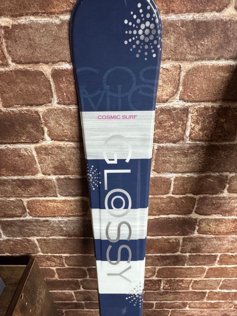 お値下げ！未使用　GLOSSY COSMIC SURF スキー板 ビンディング付