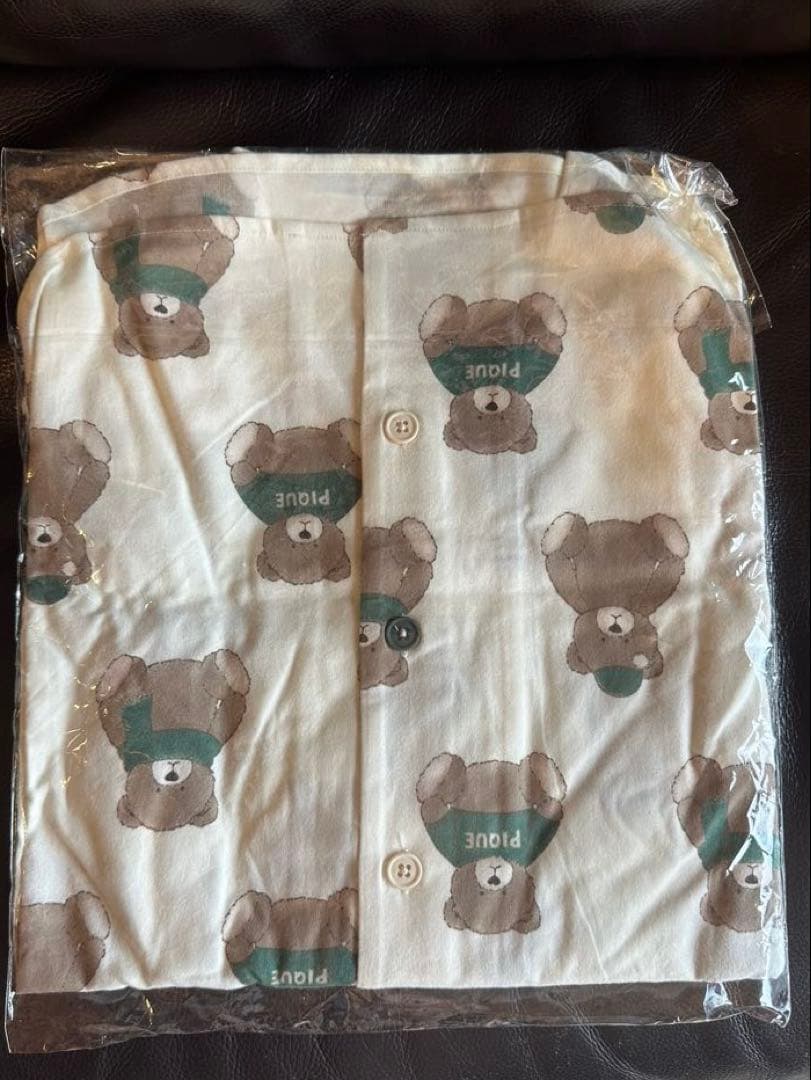 【新品未開封】ジェラートピケ　クマ柄　パジャマ　 上下セット