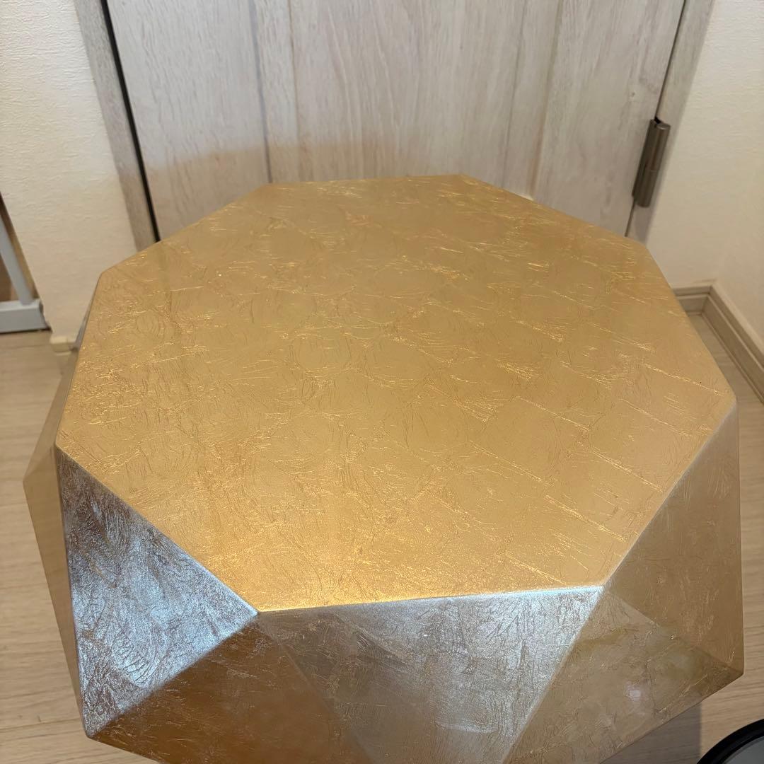 り*く様 Francfranc ダイヤモンド　テーブル ゴールド　 【出品10/