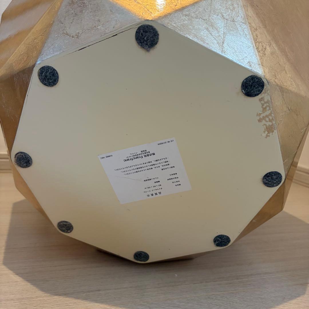 り*く様 Francfranc ダイヤモンド　テーブル ゴールド　 【出品10/