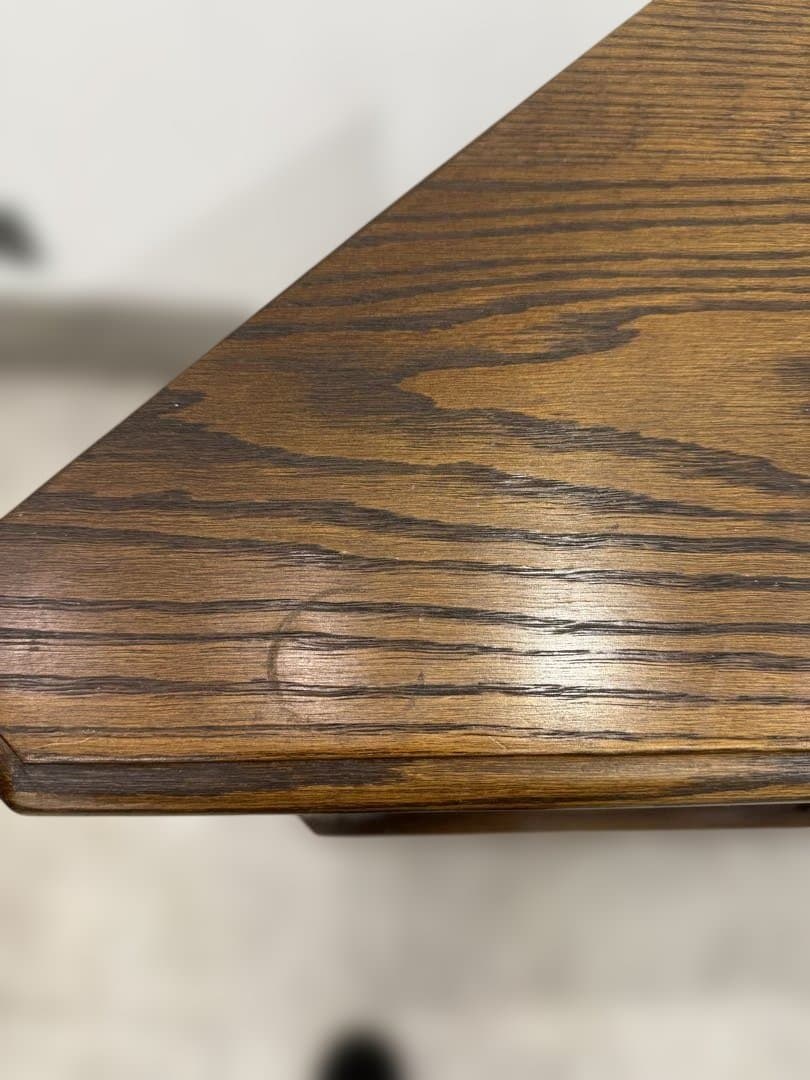 取りに来れる方限定　英国製　木製コーナーキャビネット ブラウン　ビンテージ