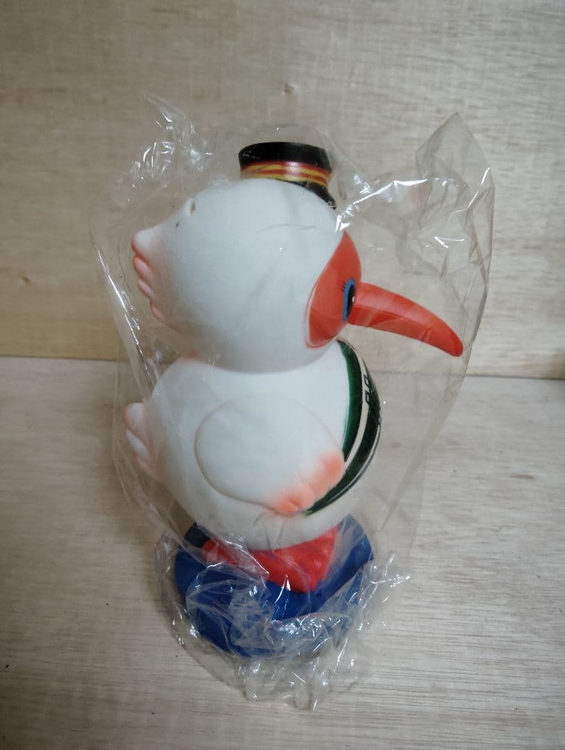 ■レア■昭和57年　上越新幹線開業記念　ソフビ　トキ　当時もの　非売品　企業物