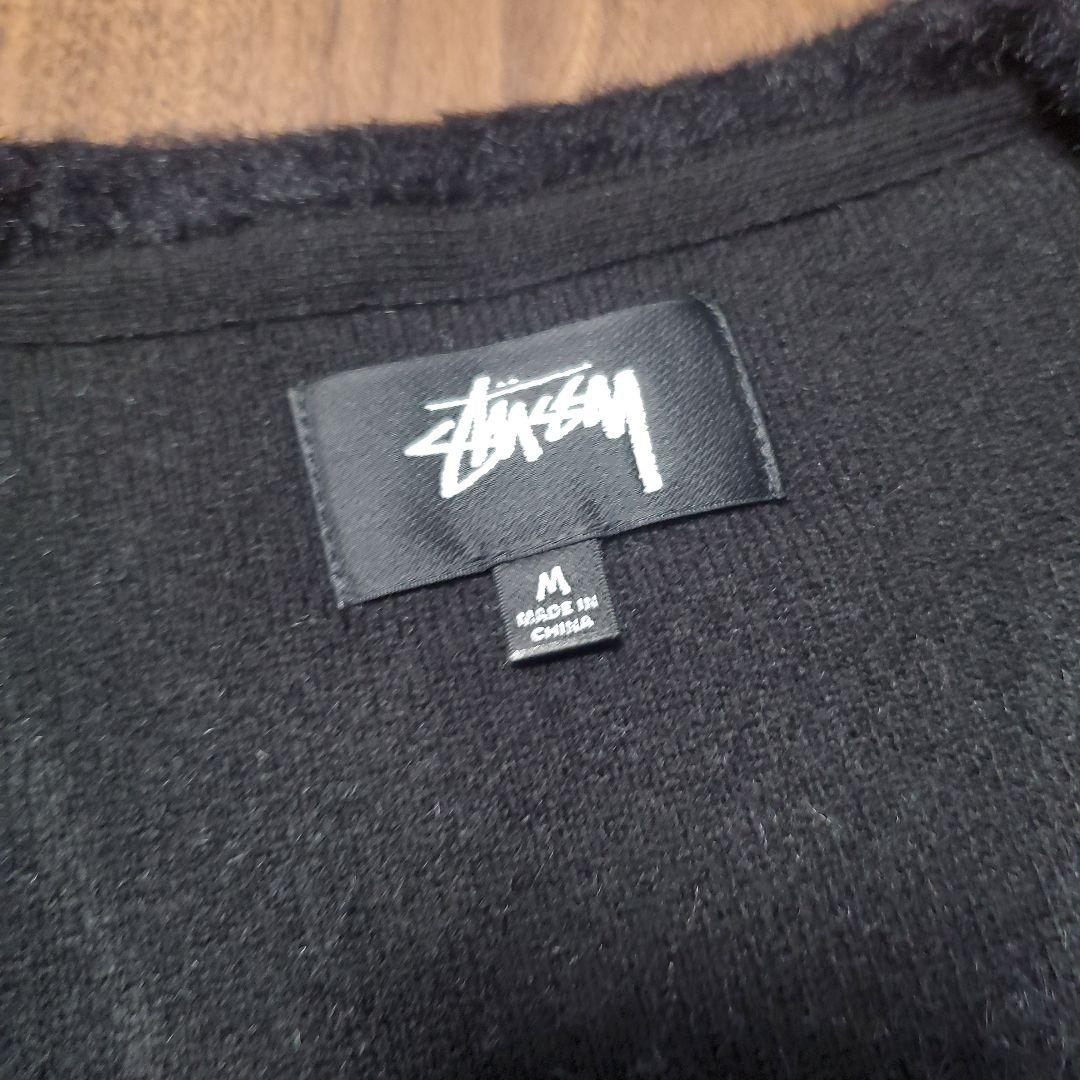 Stussy stripe shaggy cardigan Mサイズ
