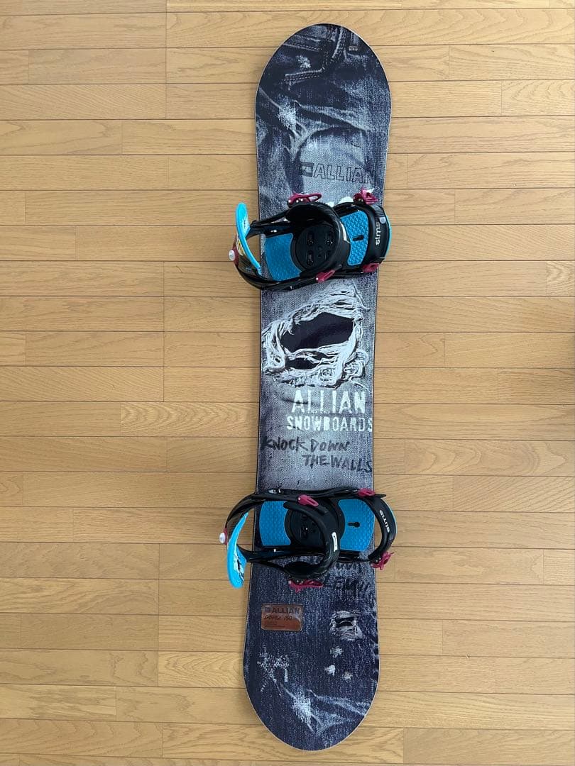 ALLIAN DAMAGE スノーボード 150cm ビンディング付き