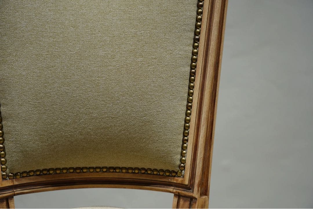 フランスアンティーク　ルイ16世様式 椅子　張替え済み　フレンチチェア