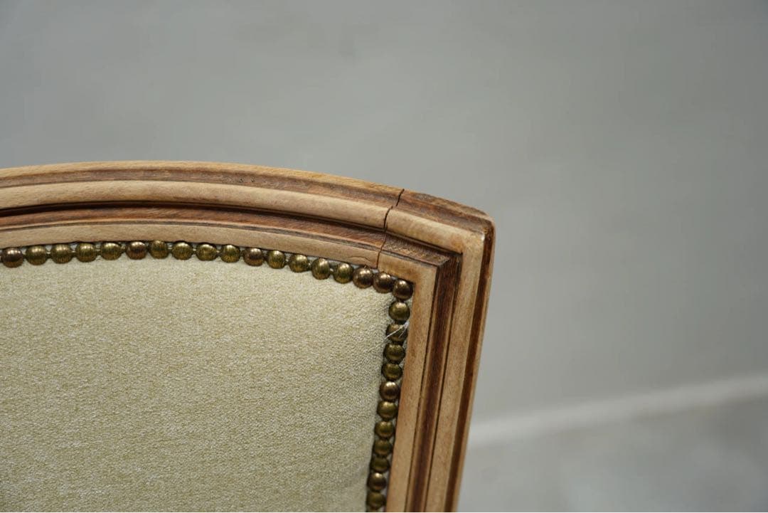 フランスアンティーク　ルイ16世様式 椅子　張替え済み　フレンチチェア