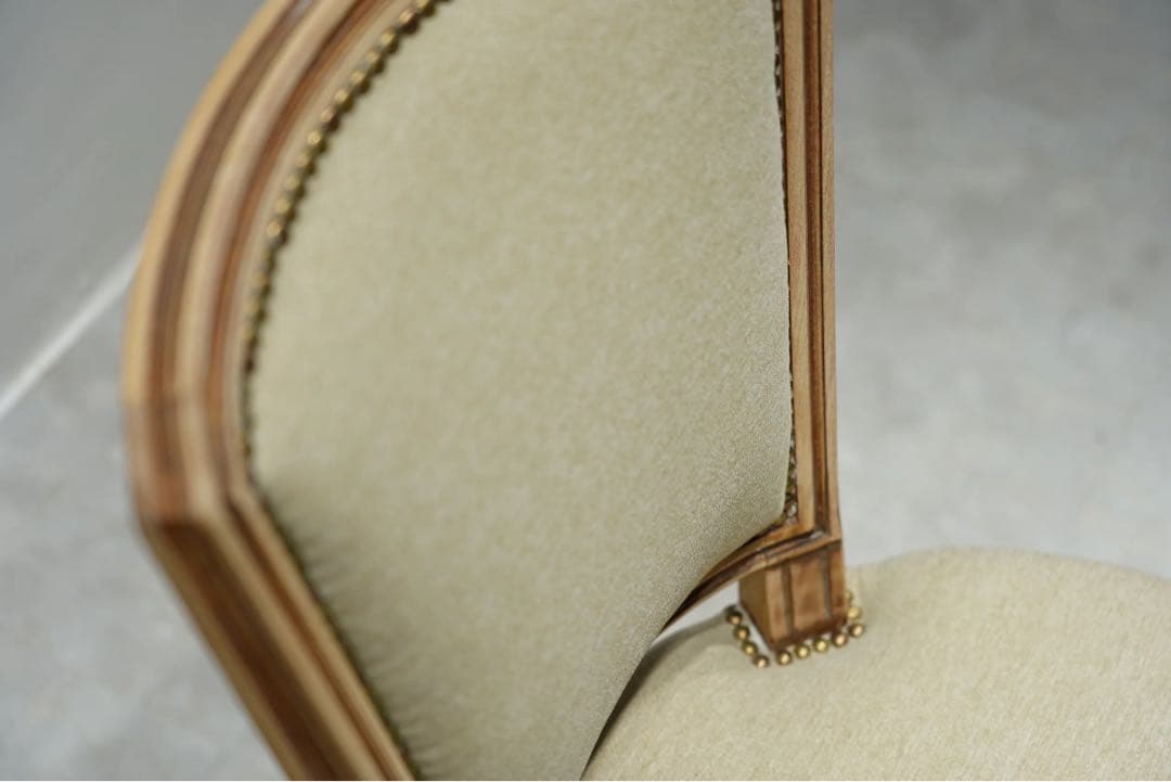 フランスアンティーク　ルイ16世様式 椅子　張替え済み　フレンチチェア