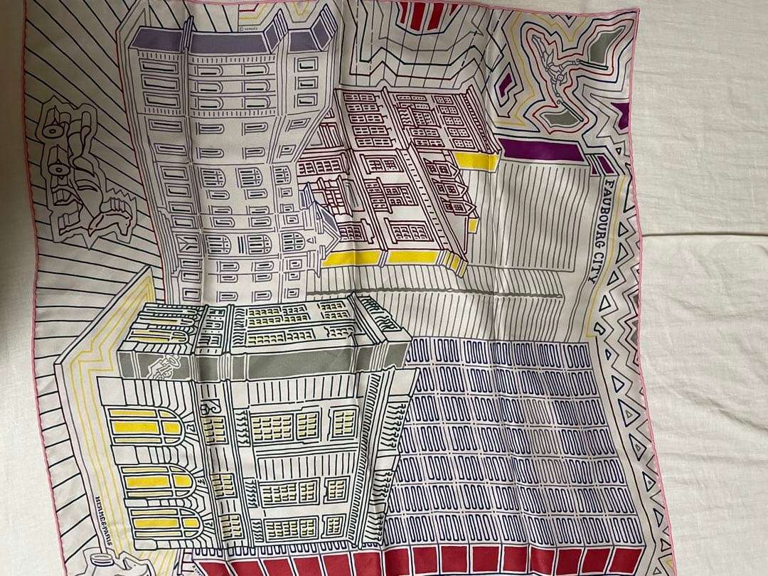 ♦エルメス♦カレ70♦フォーブルシティ♦