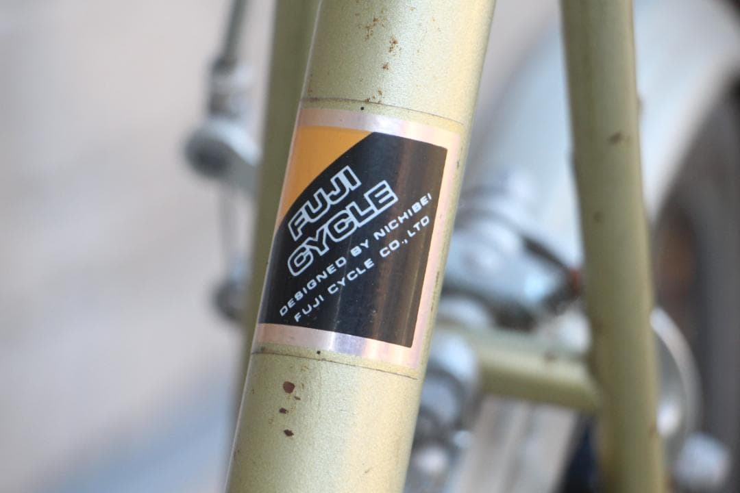 引き取り限定♪フジ♪フェザーCOMPO♪FUJI♪クロモリフレーム♪ビンテージ♪