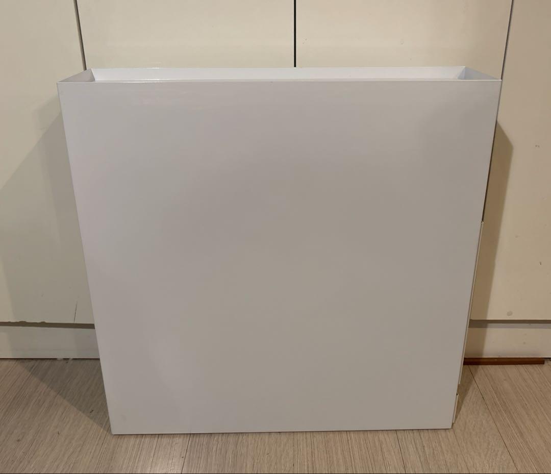 minesto 隠せる調味料ラック 2段　ホワイト