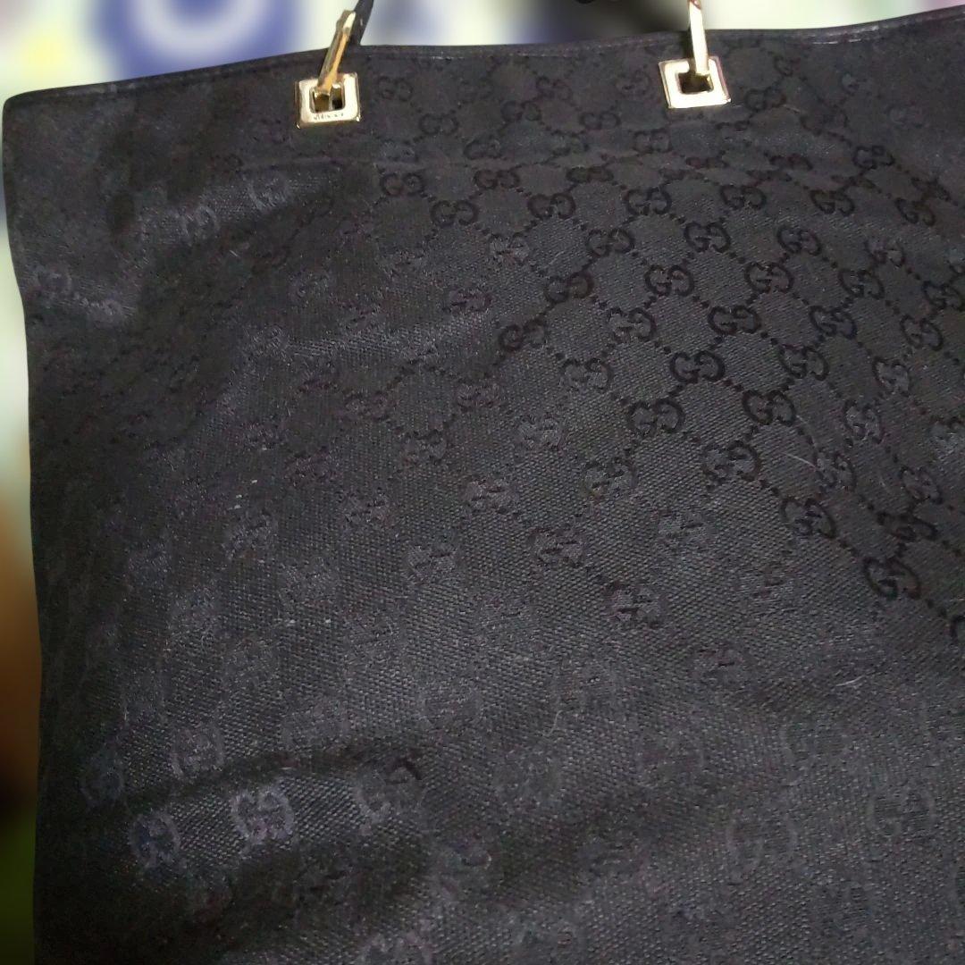 Gucci 黒 キャンバストートバッグ