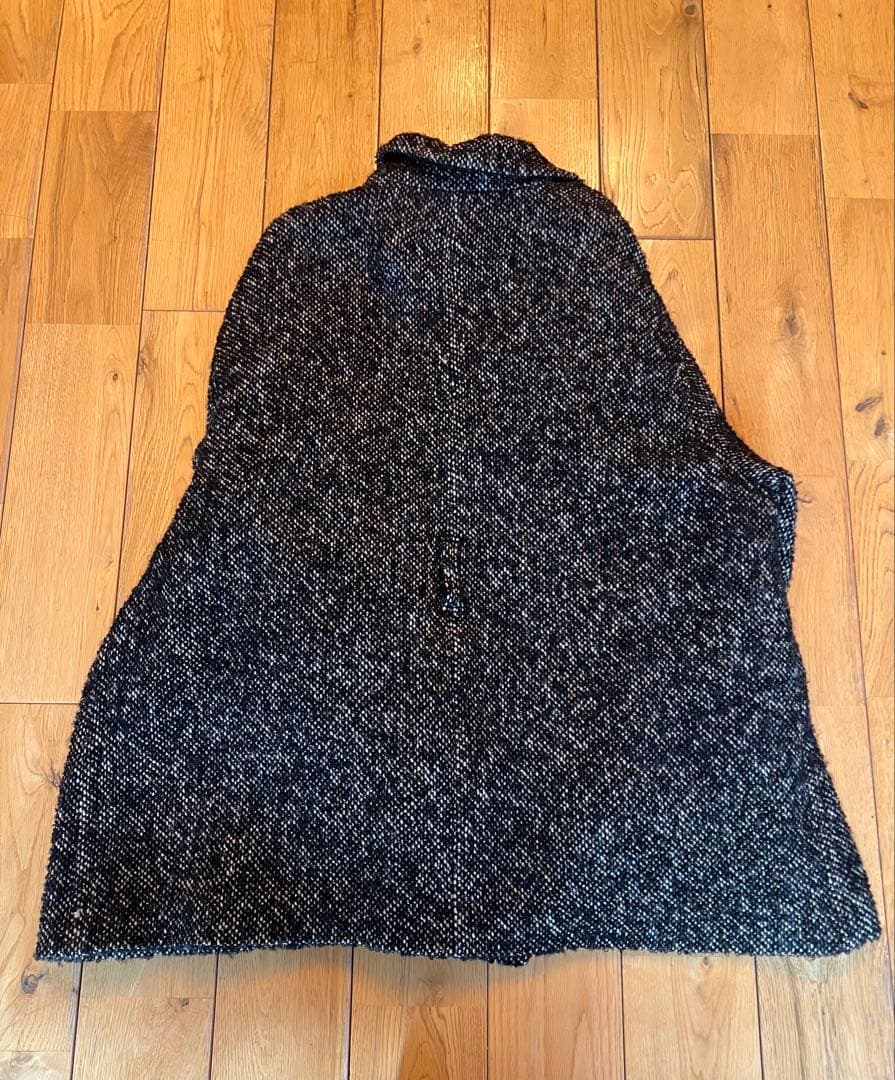 MIX LOOP TWEED BOX COAT BLACK サイズ1