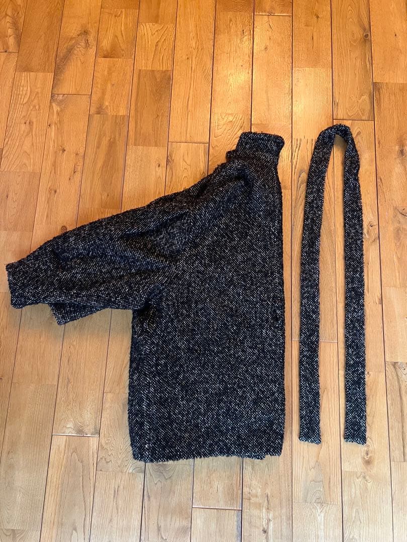 MIX LOOP TWEED BOX COAT BLACK サイズ1