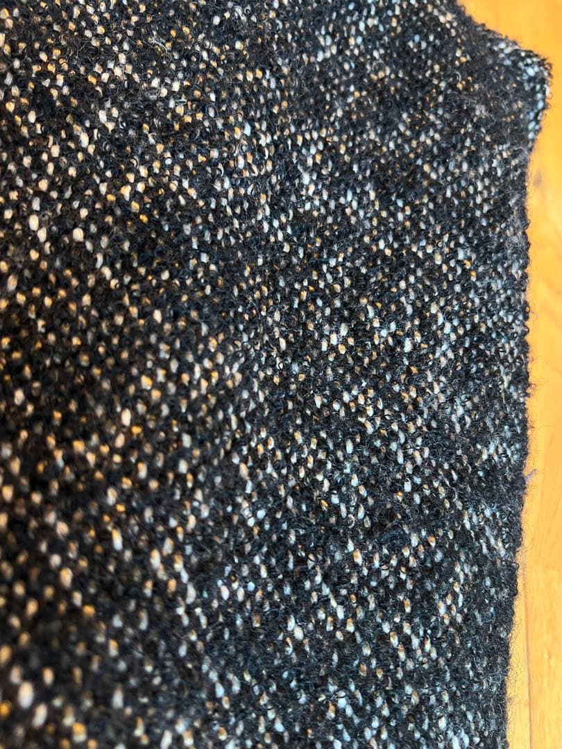 MIX LOOP TWEED BOX COAT BLACK サイズ1