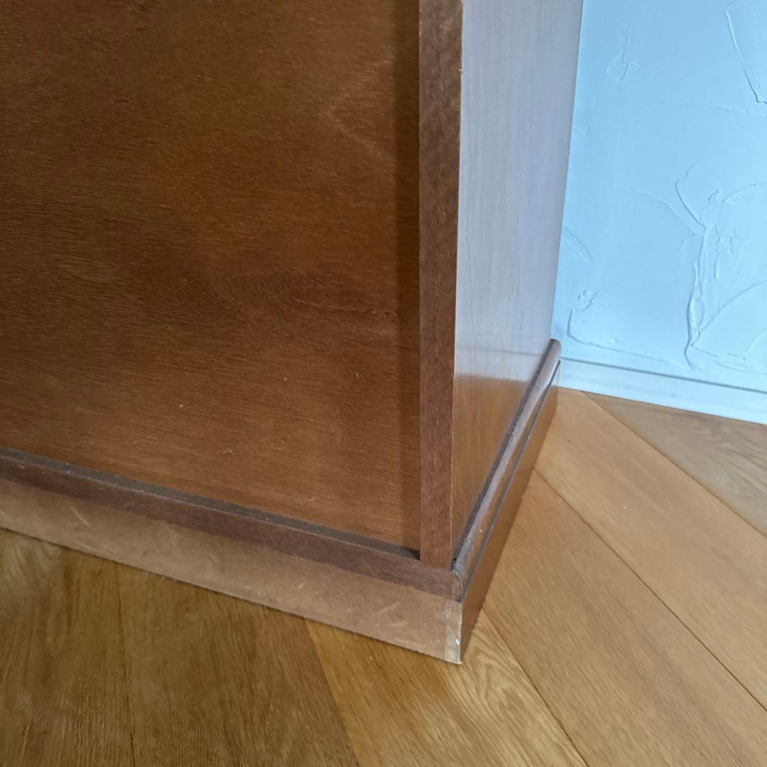 木製4段チェスト 動物イラスト付き