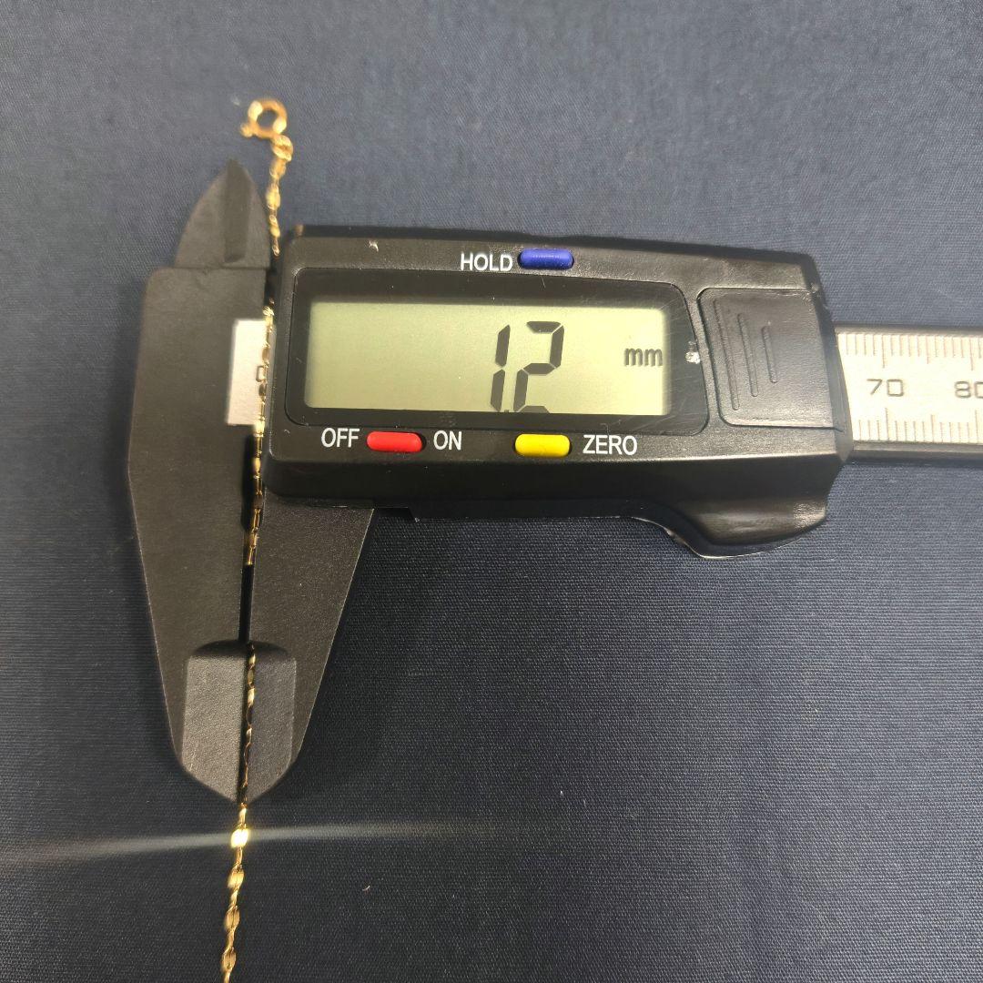 美品　ete　K10YG　ペタルチェーン　ブレスレット