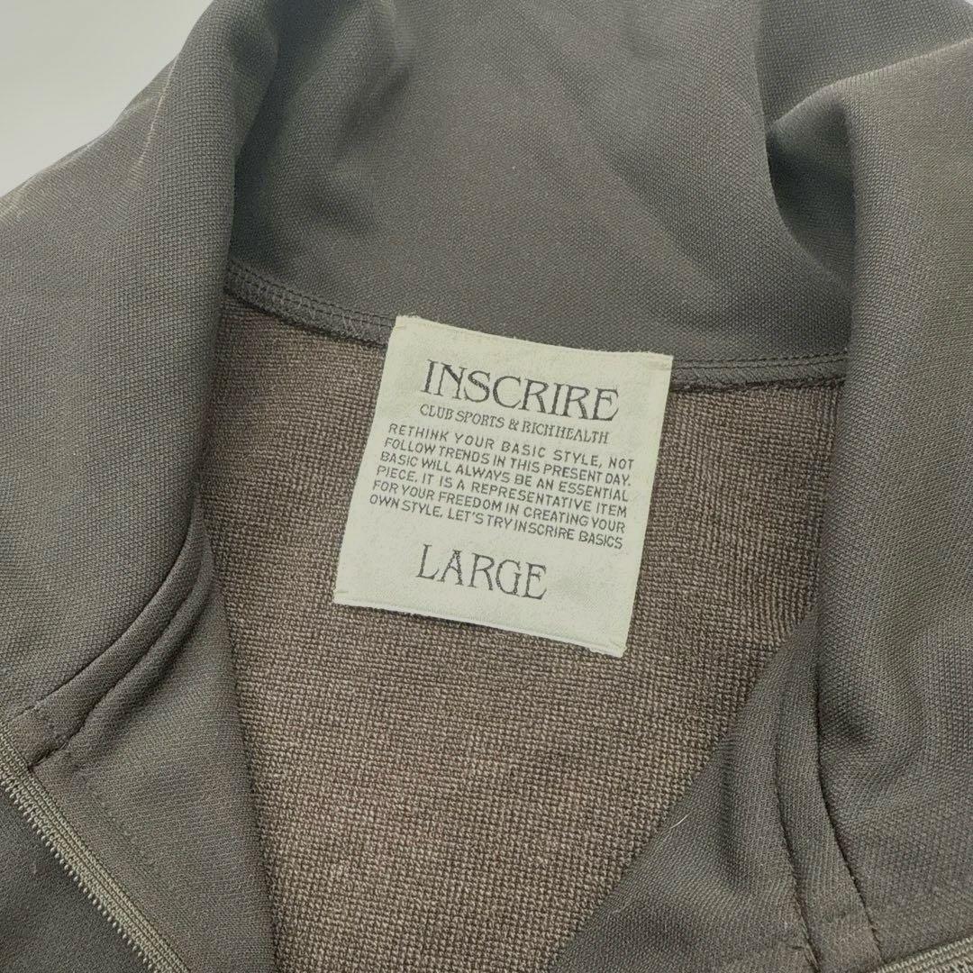 INSCRIRE アンスクリア トラックジャケット ブラウン