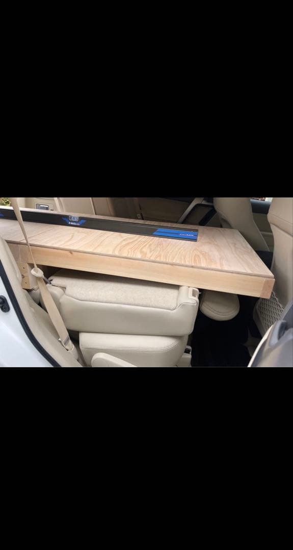 ランドクルーザープラド　ベッドキット　車中泊　1人用　ソロキャンプ