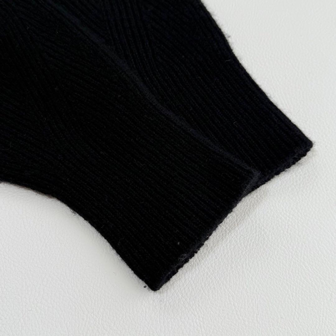 セオリー　タートルネック　リブニット　プルオーバー　カシミヤ混