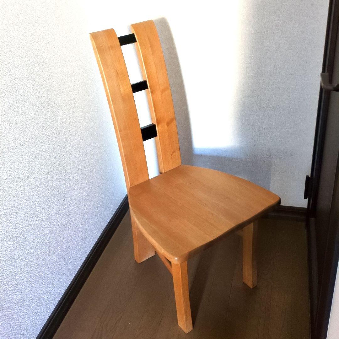 ナチュラルウッド 椅子 イス チェア 一脚