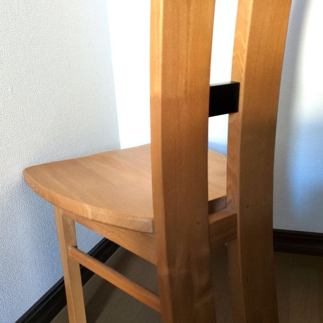 ナチュラルウッド 椅子 イス チェア 一脚