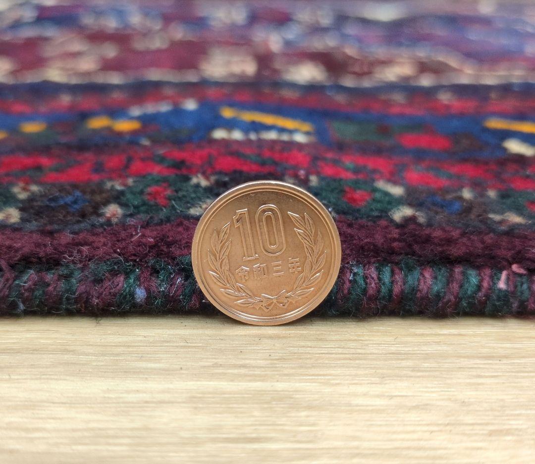 ペルシャ絨毯 手織り 草木染　スィールジャーン産 200x130 Sirjan