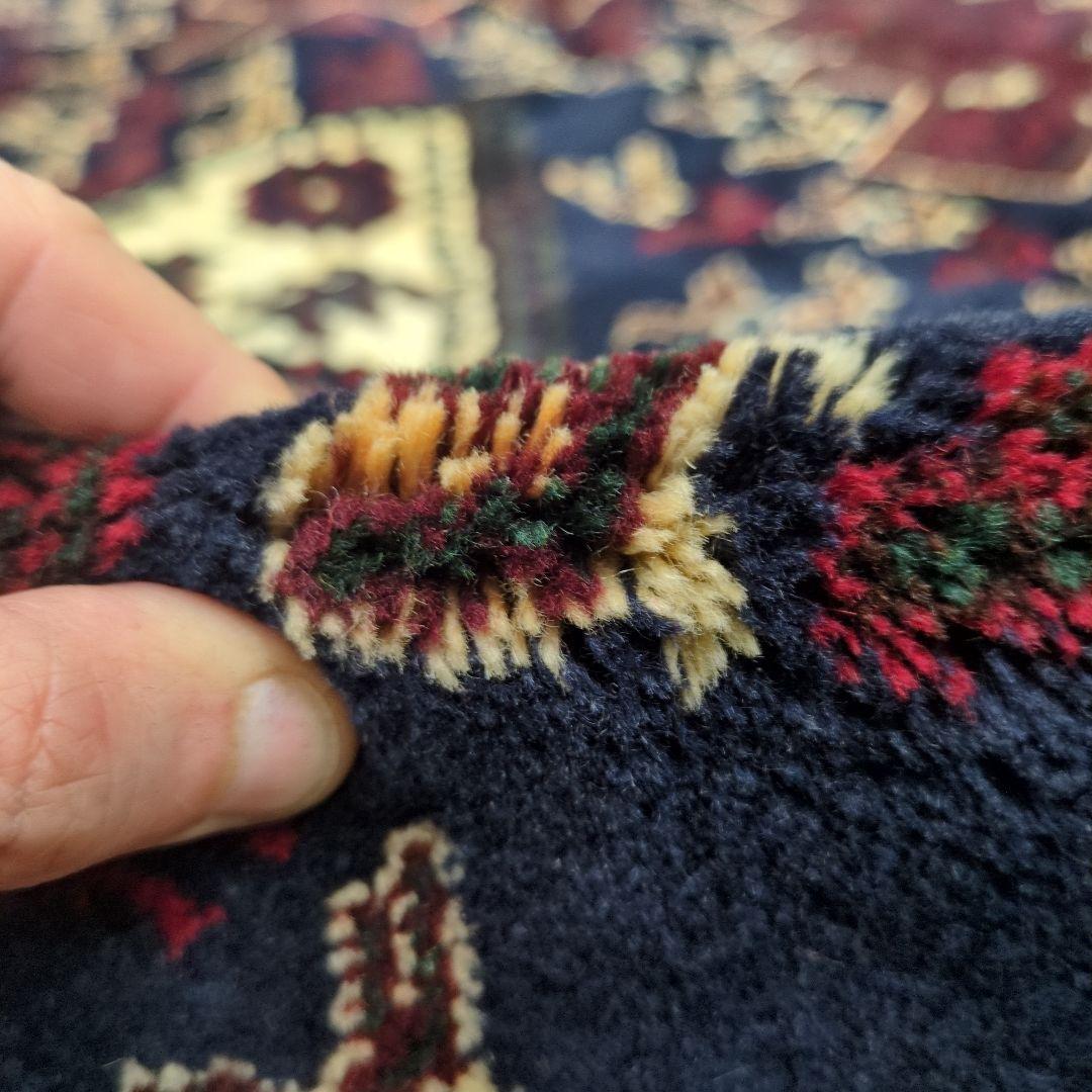 ペルシャ絨毯 手織り 草木染　スィールジャーン産 200x130 Sirjan