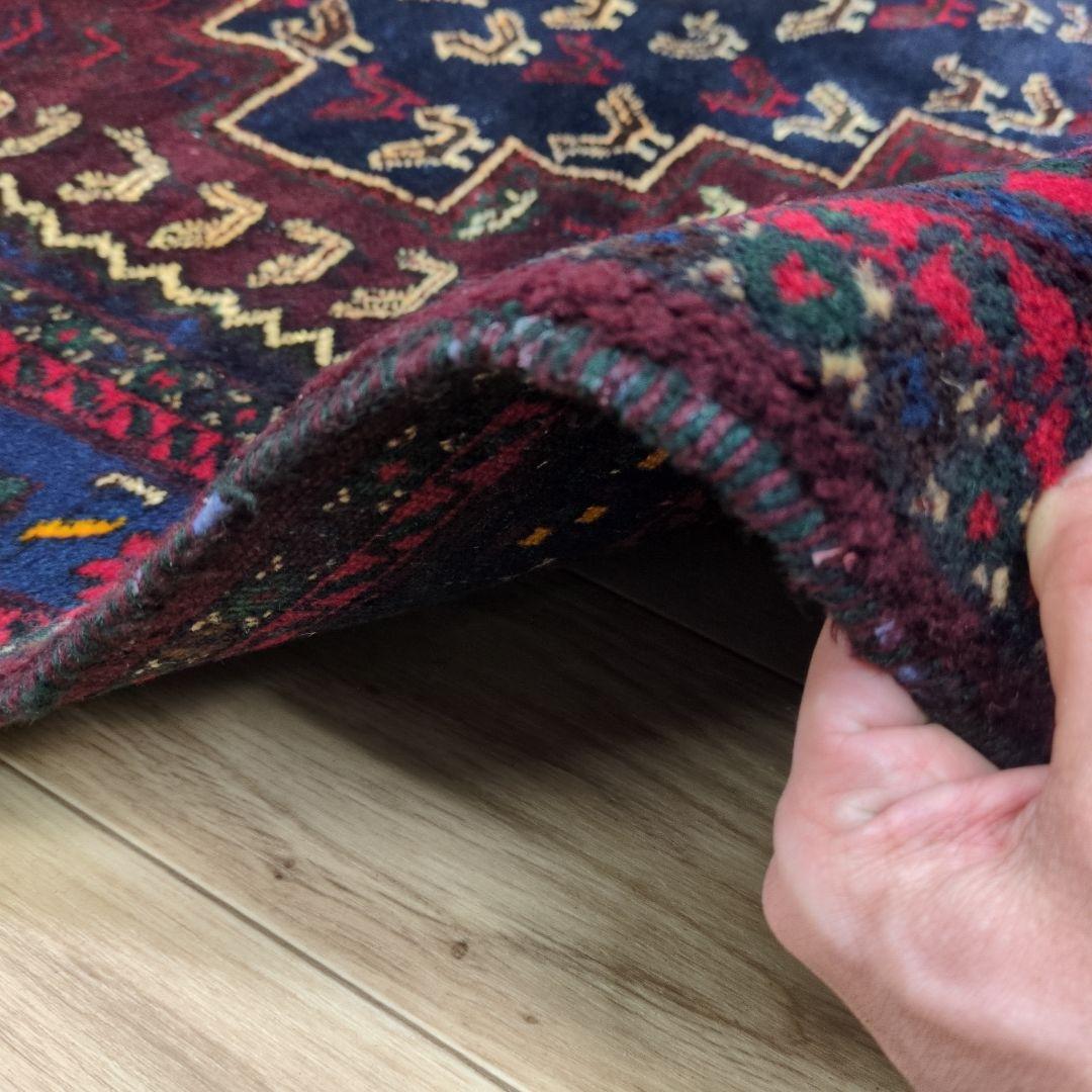 ペルシャ絨毯 手織り 草木染　スィールジャーン産 200x130 Sirjan