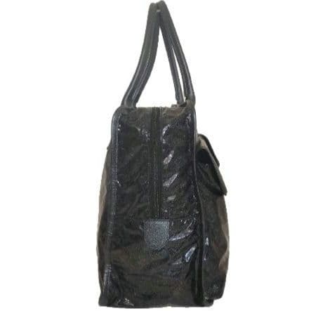 ✨美品✨GHERARDINI　ソフティー　トートバッグ　ブラック × ラメ　A4