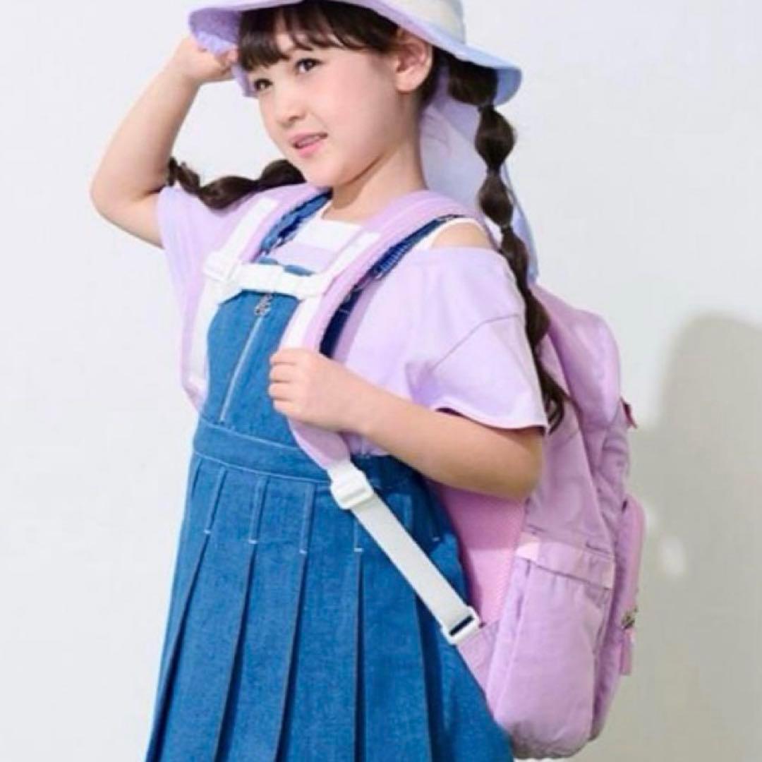 メゾピアノ ラメ入り　ナイロンリュック　大