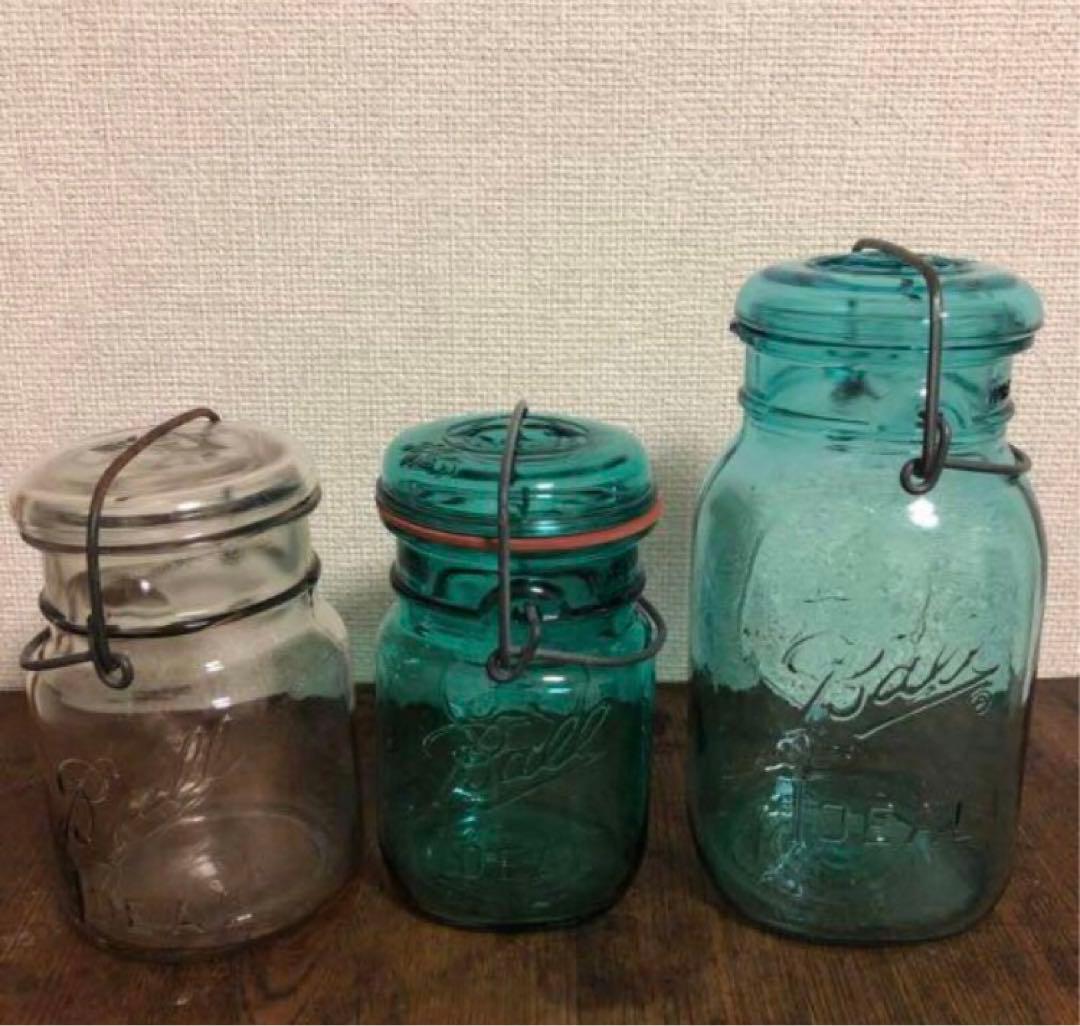メイソンジャー ball ガラス瓶　アンティーク