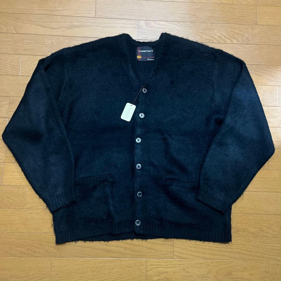 TOWNCRAFT タウンクラフト　モヘア　シャギー　カーディガン