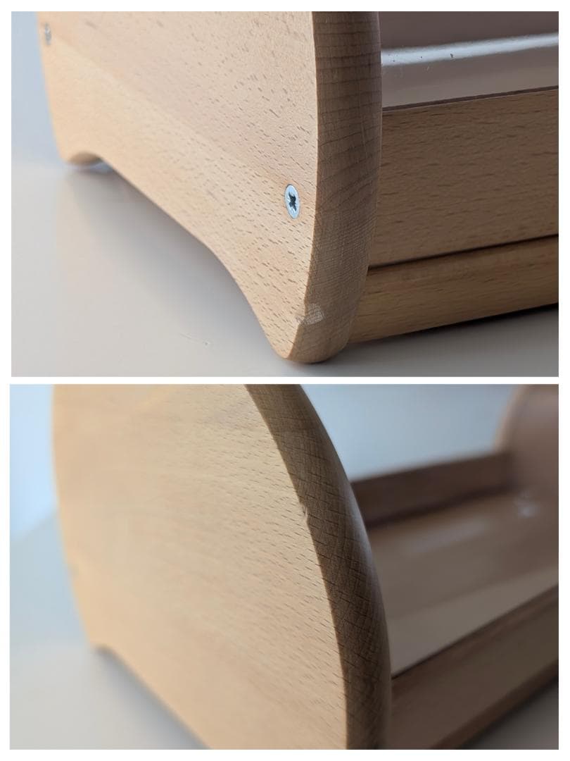 80s ビンテージ Bodum ブナ材 ブレッド ディスプレイ ケース 大きめ