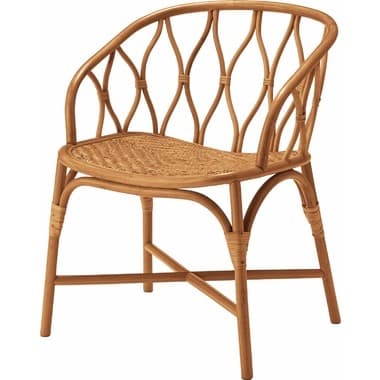 メーカー直送 東屋　NRS-506BR ラタンチェア ブラウン ラタン製