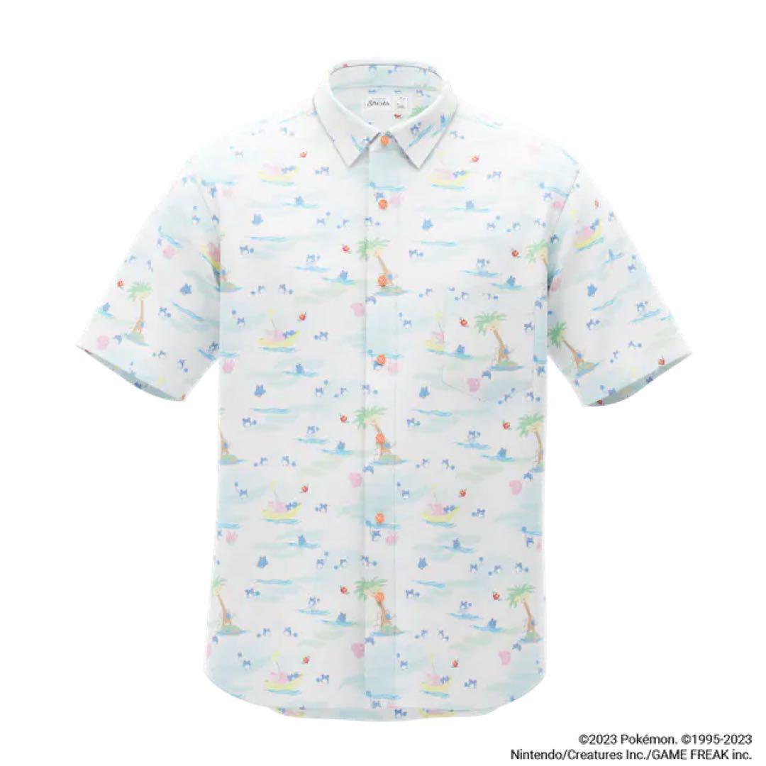 【新品・未使用品】original stitch ポケモン　シャツ　マリル柄