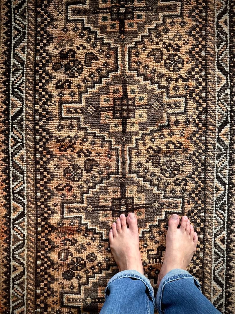 トライバルラグ　ヴィンテージラグ　カシュガイ族　シラーズ　ペルシャ絨毯　ランナー