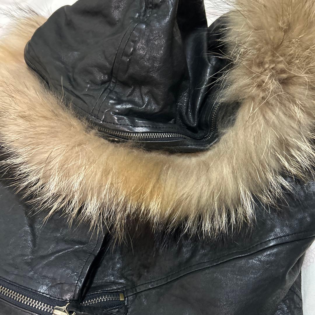 希少✨goa ゴア⭐️レザージャケット ⭐️ リアルファー　レア商品 3way