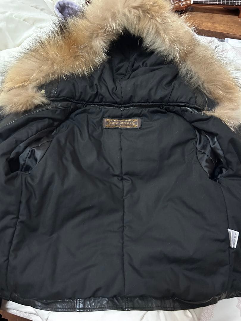 希少✨goa ゴア⭐️レザージャケット ⭐️ リアルファー　レア商品 3way