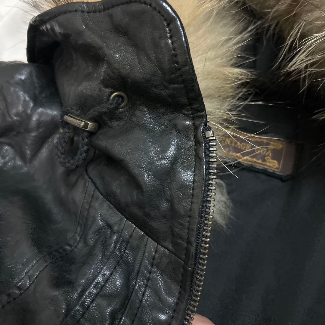 希少✨goa ゴア⭐️レザージャケット ⭐️ リアルファー　レア商品 3way