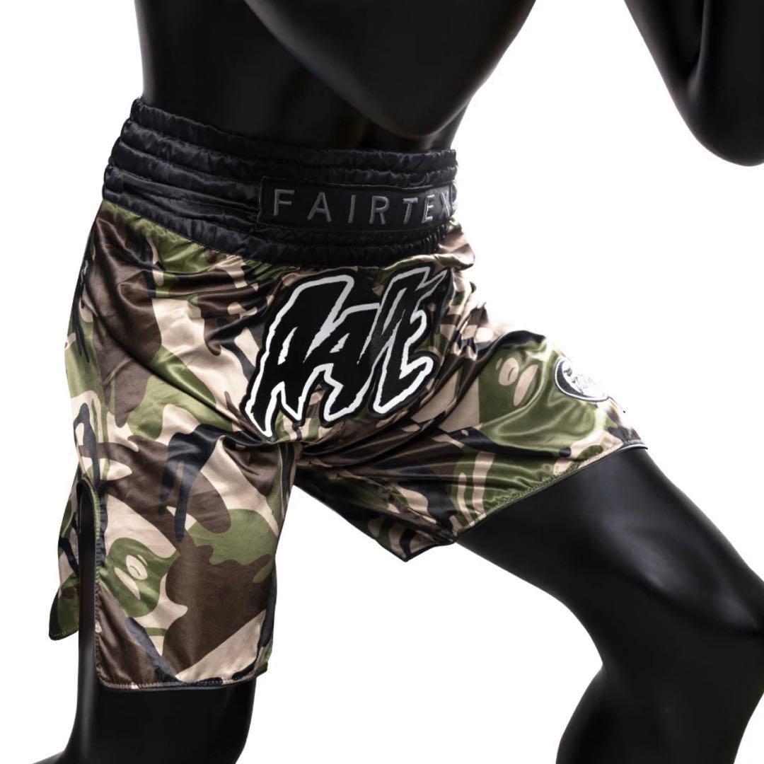 超希少 タイ現地購入 Fairtex AAPEコラボ ムエタイパンツ L