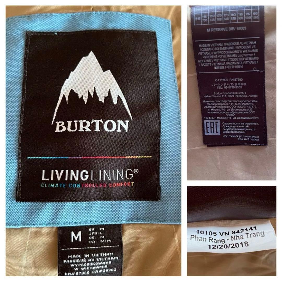 【早い者勝ち】BURTON ビブパンツ Mサイズ