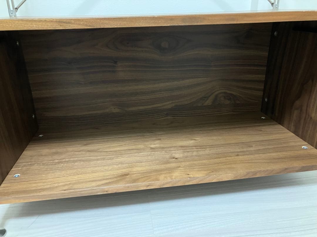 無印良品　ユニットシェルフ　フラップ扉ボックス