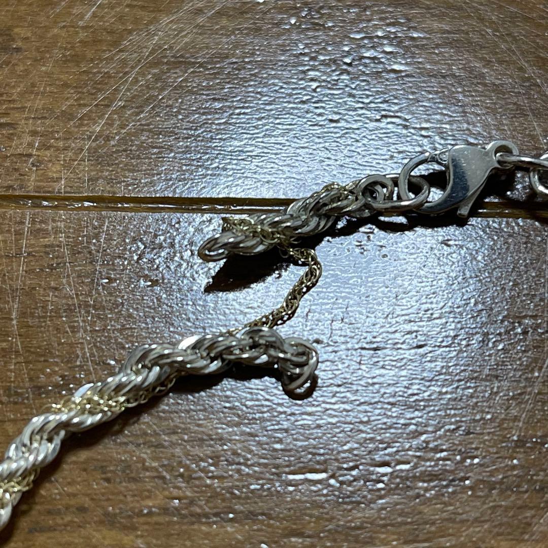 Tiffany ティファニー ツイストロープチェーン ブレスレット925 750